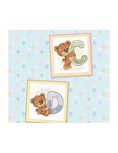 Revista "Abecedarios Osos a punto de cruz nº 1"