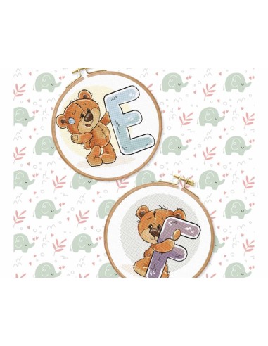 Revista "Abecedarios Osos a punto de cruz nº 1"