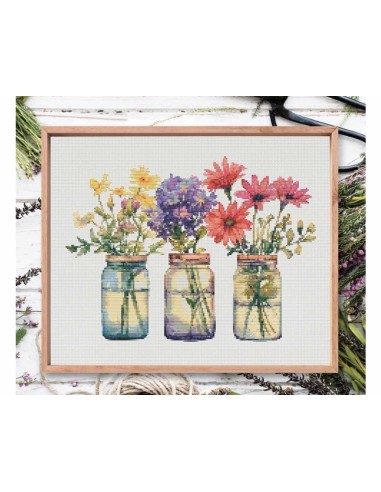 Revista "Decorar con cuadros punto de cruz nº 1"