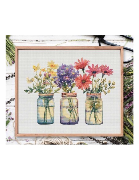 Revista "Decorar con cuadros punto de cruz nº 1"