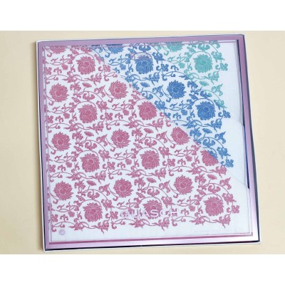 Estuche pañuelos mujer "Flores vintage" (6 uds) de Guasch