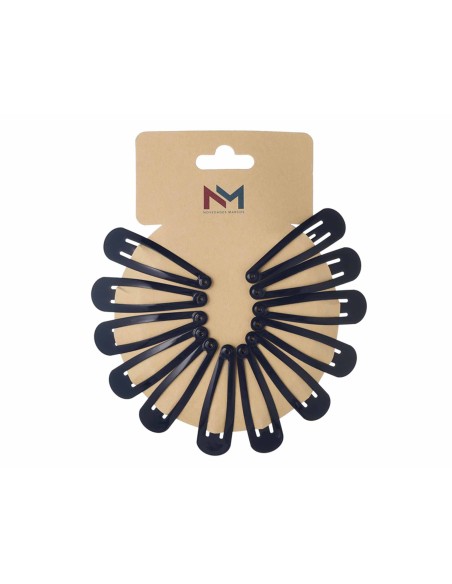 Rana clip pelo 5cm "Negro" (12 uds) de N.Marcos