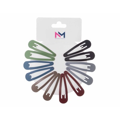 Rana clip pelo 5cm "Surtido Oscuro" (12 uds) de N.Marcos