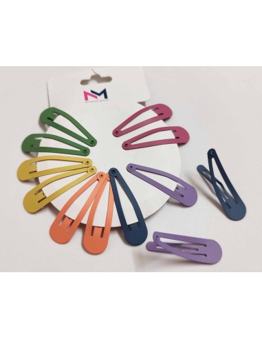 Rana clip pelo 5cm "Surtido Nature" (12 uds) de...