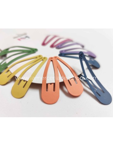 Rana clip pelo 5cm "Surtido Nature" (12 uds) de...