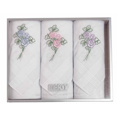 Estuche pañuelos bordados señora de MARVIN
