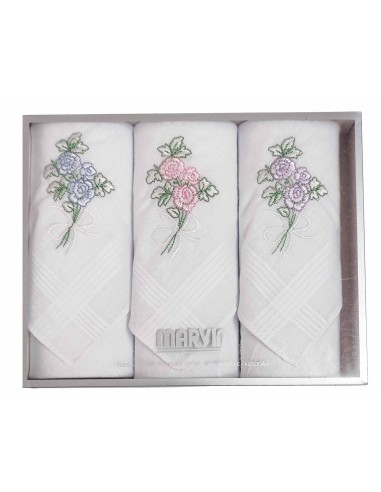 Estuche pañuelos bordados señora de MARVIN
