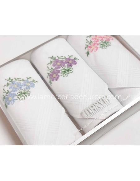 Estuche pañuelos mujer bordados de Marvin