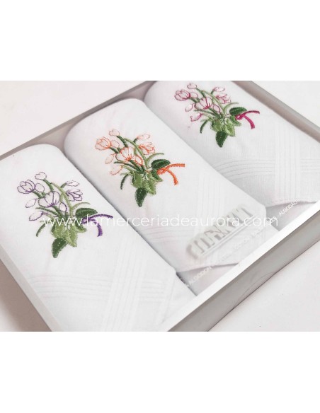 Estuche pañuelos mujer bordados de Marvin