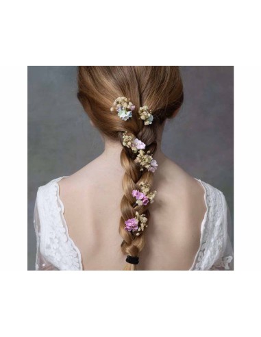 Pincho para recogidos "Flores mini con...