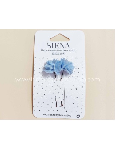 Pincho para recogidos "Flor bambula" (2 uds)...