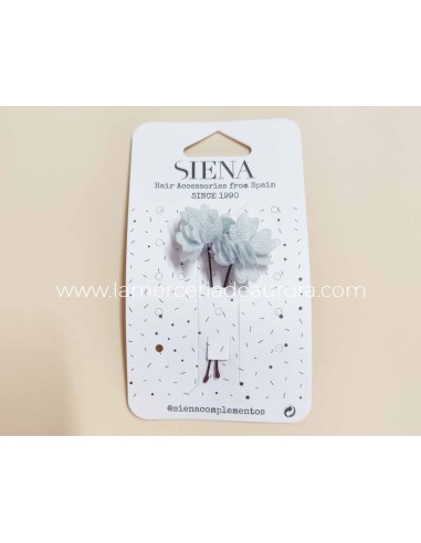 Pincho para recogidos "Flor bambula" (2 uds)...