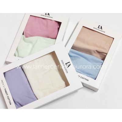 Braga niña algodón canalé invisible (2 uds) 20170 de Don... 2