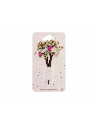 Fucsia (está compuesto por flores en colores: fucsia, rosa claro, azul claro y blanco)