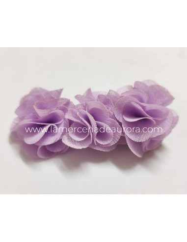 Pinza pico-pato "3 flores bambula" de Siena...