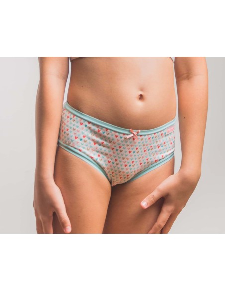 Bragas algodón niña "Hey, hey, hey" (pack 2 uds) de Kehat