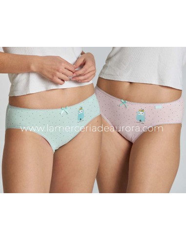 Braga midi mujer algodón 4245/2-1 (pack 2 uds)...