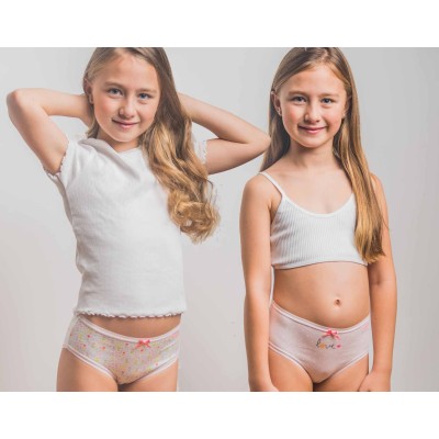 Bragas algodón niña "Love" (pack 2 uds) de Kehat 2