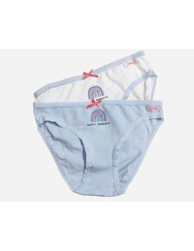 Bragas algodón niña Happy Moments (pack 2 uds) de Kehat