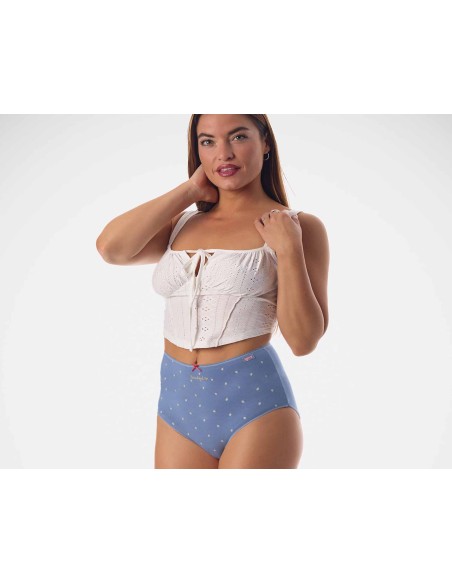 Braga alta mujer algodón "Beautiful" (pack 2 uds) de Kehat