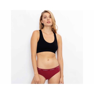 Braga midi algodón y blonda 0219 (pack 2 uds) Don Algodón