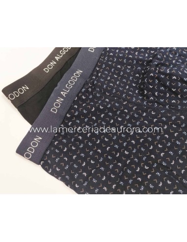 Pack slip PB721 - LISO NEGRO y MARINO FANTASÍA