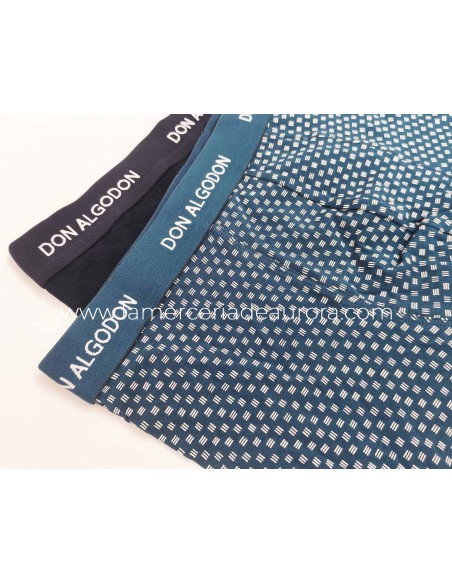 Pack bóxer PB717 - LISO MARINO y VERDOSO FANTASÍA