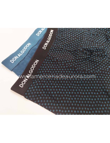 Pack bóxer PB717 - LISO VERDOSO y NEGRO FANTASÍA