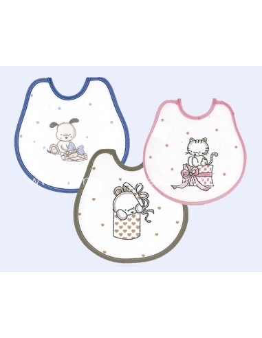 Babero con forma "Animales" de Ti-tin - varios...