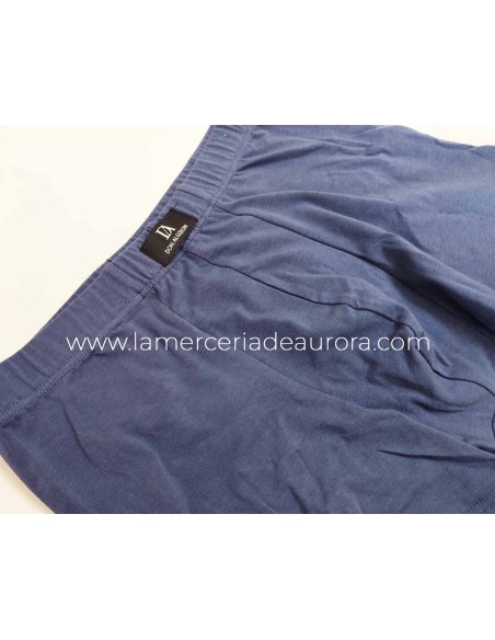 Bóxer hombre algodón liso B0100 de Don Algodón - AZUL ANTRACITA