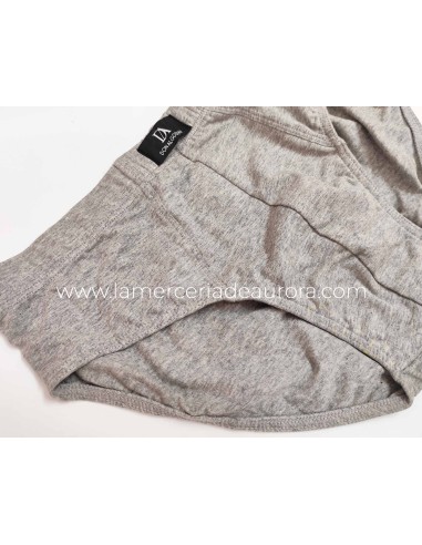 Slip S0100 Don Algodón - GRIS CLARO