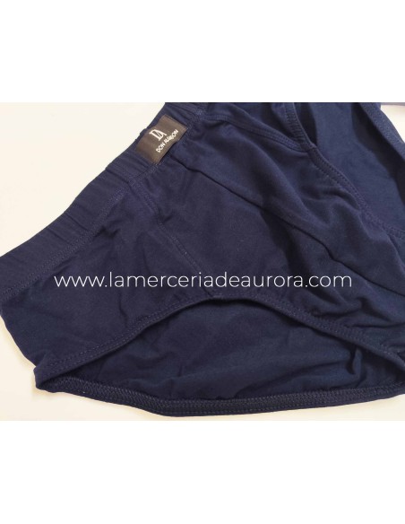 Slip S0100 Don Algodón - MARINO