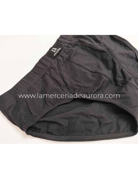 Slip S0100 Don Algodón - GRIS OSCURO