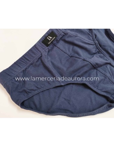 Slip S0100 Don Algodón - ANTRACITA (AZUL)