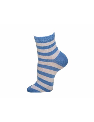 Calcetines Lepetit 253 - AZUL CELESTE Y BLANCO