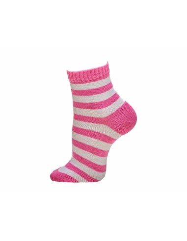 Calcetines Lepetit 253 - ROSA AURORA Y BLANCO
