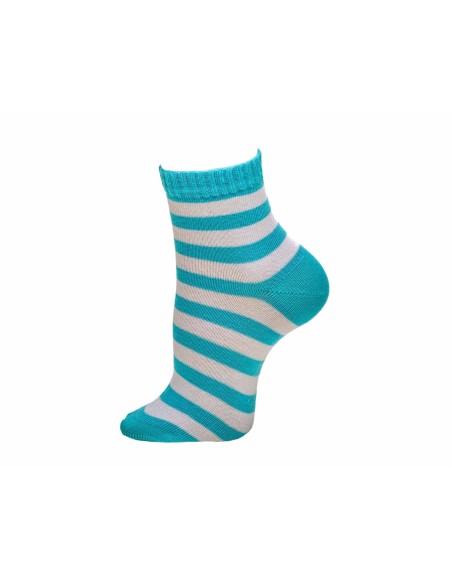 Calcetines Lepetit 253 - TURQUESA Y BLANCO