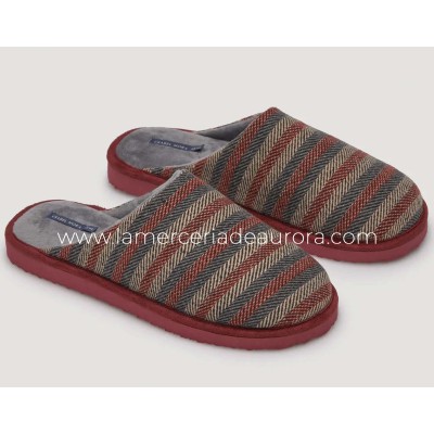 Zapatillas hombre "Rayas" de Ysabel Mora