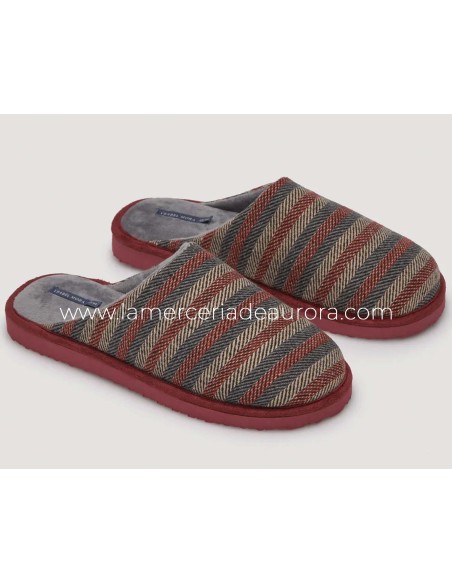 Zapatillas hombre "Rayas" de Ysabel Mora