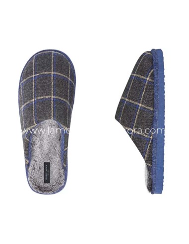 Zapatillas hombre "Cuadros" de Ysabel Mora