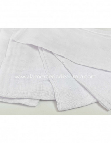Gasa multiusos blanca de algodón (95x100cm) de...