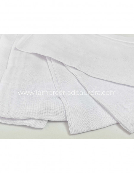 Gasa multiusos blanca de algodón (95x100cm) de Vicente Escuder