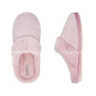 Zapatillas mujer "Ochos con pelito" de Ysabel Mora