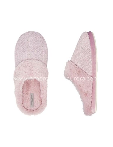 Zapatillas mujer "Ochos con pelito" de Ysabel Mora