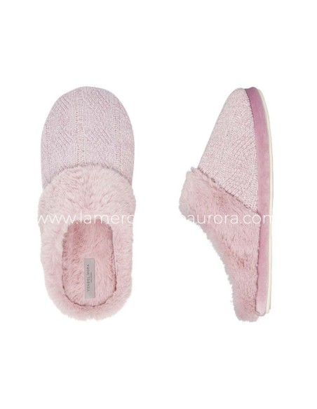 Zapatillas mujer "Ochos con pelito" de Ysabel Mora