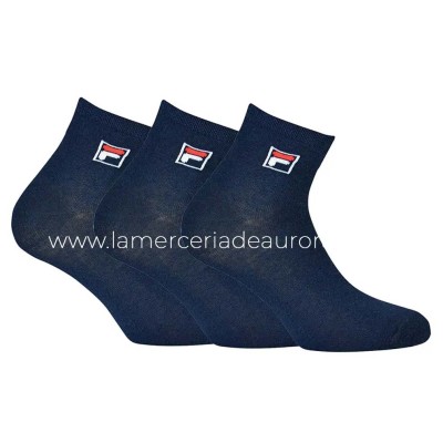 Calcetines deporte tobilleros Navy (pack 3 pares) F9303...