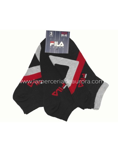 Calcetines deporte invisibles Black (pack 3...