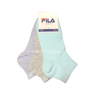 Calcetines deporte tobilleros Lady color (pack 3 pares)...