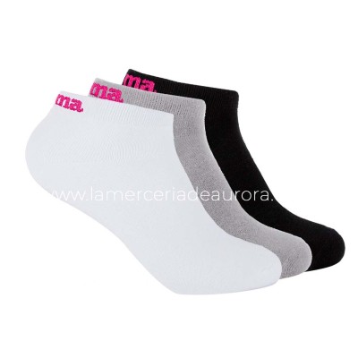 Calcetines deporte invisibles (pack 3 pares) JS1701 de Joma