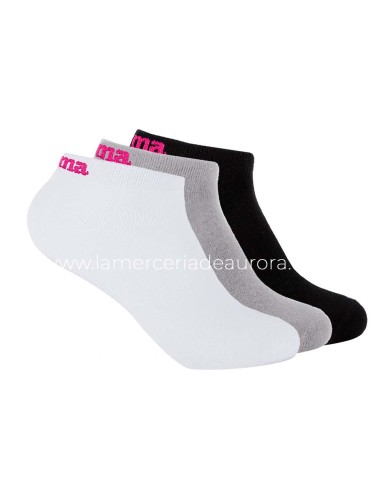 Calcetines deporte invisibles (pack 3 pares)...